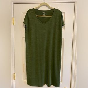 Time & Tru Army Green Dress